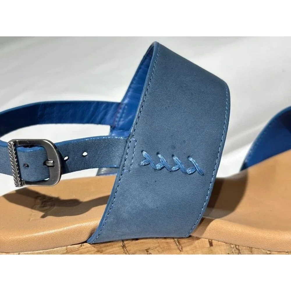 UGG Blue Wedge Sandals  Size 6